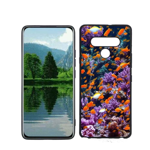 Fishes-235 Phone Case, Degined for LG Stylo 6 Case Men Women, Flexible Silicone Shockproof Case for LG Stylo 6