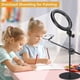 thumbnail image 3 of Selfie Ring Light with Tripod and Phone Holder, 10" Overhead LED, 3 of 5