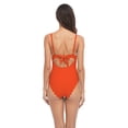 thumbnail image 5 of Charmo Women's Scalloped One Piece Swimsuit Bandage Bathing Suits Ladies Sexy Monokini Swimwear, 5 of 6