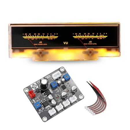 VU Mètre Eujgoov P-78WTC-W Avec Rétroéclairage LED Blanc - Pour Amplificateur Audio DIY, Maison Ou Voiture