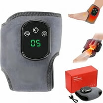 XIRQI Foot Renew Triple Method Massager,Portable Foot Massager for Neuropathy Customizable Massage,Wireless & Portable Heated Ankle Wrap with 3 Vibration Modes (Ankle)