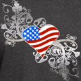 thumbnail image 3 of CafePress - Independence Day Heart Dark T Shirt - Men's Classic Graphic Cotton T-Shirt, 3 of 4