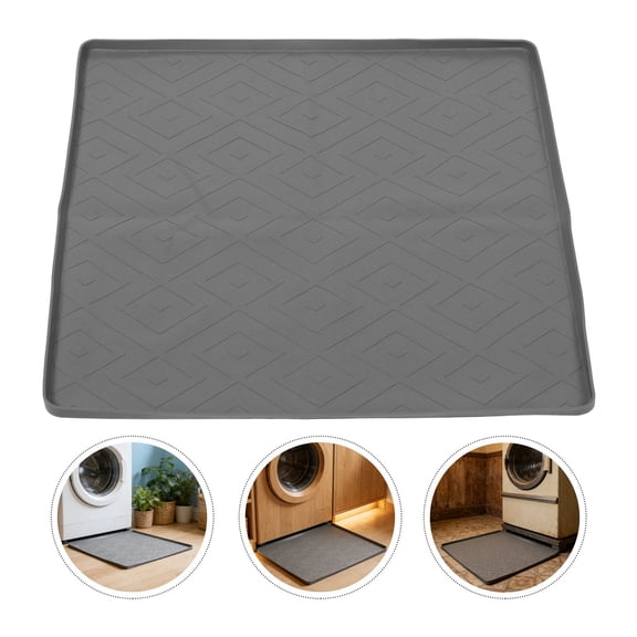 LOLIPPYY Silicone Refrigerator Drip Tray with Raised Edges for Spill and Appliance Stability, Non- Kitchen Mat