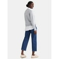 thumbnail image 3 of Time and Tru Women's Layered Look Sweater, Midweight, Sizes XS-XXXL, 3 of 5