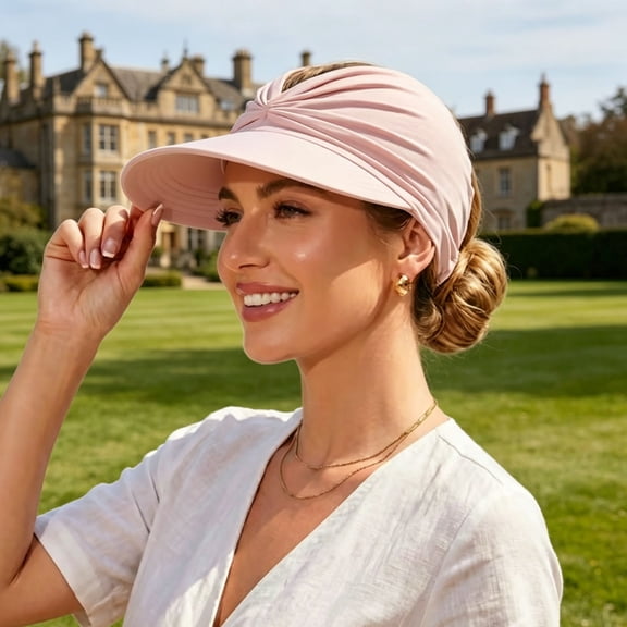 Sun Hat Women Sun Beach Visor Cap UV Protection Summer Wide Brim Hat for Sports Beach Golf Tennis Hiking