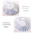 thumbnail image 4 of ventilador portátil de escritorio, mini portátil personal ajustable para en la habitación Reisen im Freien , Ciervo blanco Soledad Mini ventilador portátil de mano, 4 of 9