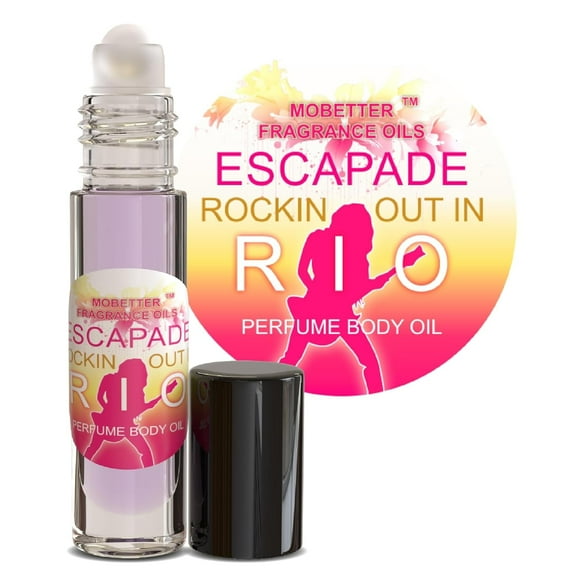 MOBETTER FRAGRANCE OILS Escapade Rockin Out In Rio Women Perfume Body Oil 10ml Roll On Bottle