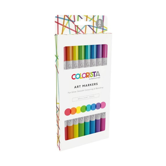 Spectrum Noir Colorista Art Markers - Pack of 8 - Brilliant Hues