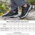thumbnail image 3 of OutPro Men's Hiking Shoes Non-Slip Lightweight Sneakers Breathable Athletic Shoes Low-Top Trail Running Shoes, 3 of 9