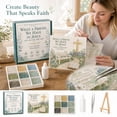 thumbnail image 3 of DIY Sea Glass Art Kit with What a Friend We Have in Jesus Verse, Inspirational Craft for Adults, Home Decor, 3 of 4