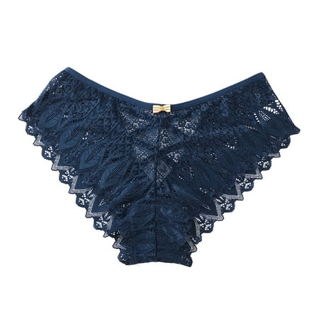frariair Thongs for Women Crochet Lace Up Panty Sexy Hollow Out Underwear Seamless Underwear for Women