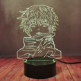 thumbnail image 3 of 3D LED Desk Lamp Anime Night Light Satoru Gojo Lamp for Birthday Gift 16 Color Change & 4 Flash Modes with Touch Remote Home Bedroom Sleep Lighting Bulb for Baby/Kid/Friends, 3 of 5