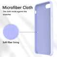 thumbnail image 2 of Clearance:Liquid Silicone Gel Rubber Case Soft Microfiber Cloth Lining Cushion Compatible with Phone 8/ Phone 7, 2 of 5