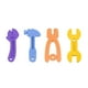 thumbnail image 1 of Juguetes para la dentición del bebé de mano seguro Flexible lindo mordedor infantil sensorial masticar juguete recién nacido regalos preescolar casa Playset 4 juegos Eigraketly BA002047-00B, 1 of 7