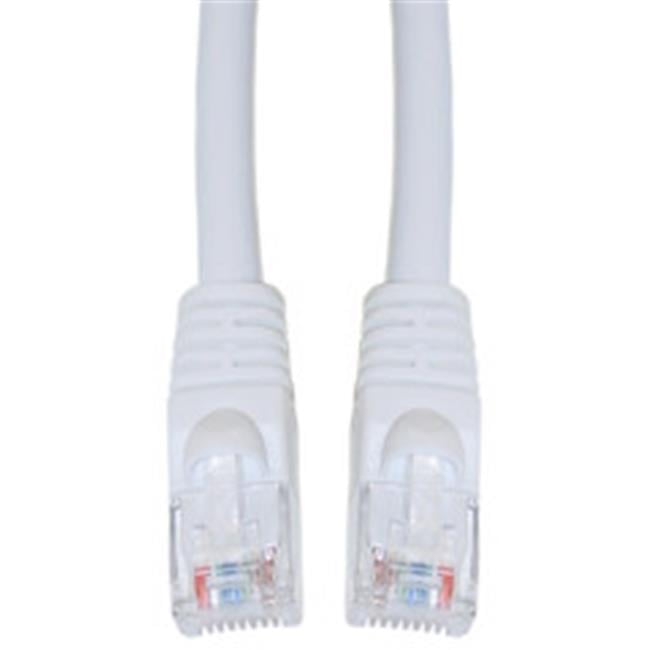 500 MHz Snagless/Molded Boot Cat6a 50-Foot White Ethernet Patch Cable CNE43514 