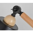 thumbnail image 2 of Lámpara de pie ajustable ilios innova madera hierro 160 cm color negro mate, 2 of 10