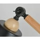 thumbnail image 2 of Lámpara de pie ajustable ilios innova madera hierro 160 cm color negro mate, 2 of 10
