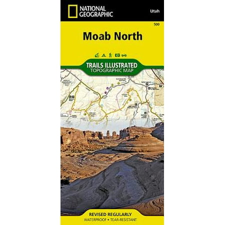 National Geographic Maps: Trails Illustrated: Moab North - Folded