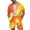 07-Orange, variant on IWRICH Men's Short Sleeve Suit Sets Tie-Dye Formal Blazer Jacket and Shorts Wedding Party Business Casual Attire 10-Blue XL