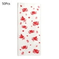 thumbnail image 3 of Whigetiy 50 Pcs Valentine Cellophane Bags Cookie Treat Bag Heart Clear Plastic Candy Bags Party Favor Gifts Goodies Bags for Gift, 3 of 10