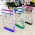 thumbnail image 4 of Double Color Mix Illusion Floating Oil Hourglass Liquid Motion Timer Kids Educational Sensory Toy Home Decoration - Blue + Green, 4 of 5