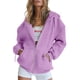 thumbnail image 1 of Sudadera con Capucha PRETTYGARDEN 2025 con Cierre Morado Claro M, 1 of 7