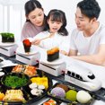 thumbnail image 4 of Juguete De Sushi Giratorio, Juego De Tren De Riel De Juguete De Sushi Giratorio Eléctrico Para Niños, Juegos De Rol Yuarrent HA034719-00, 4 of 6
