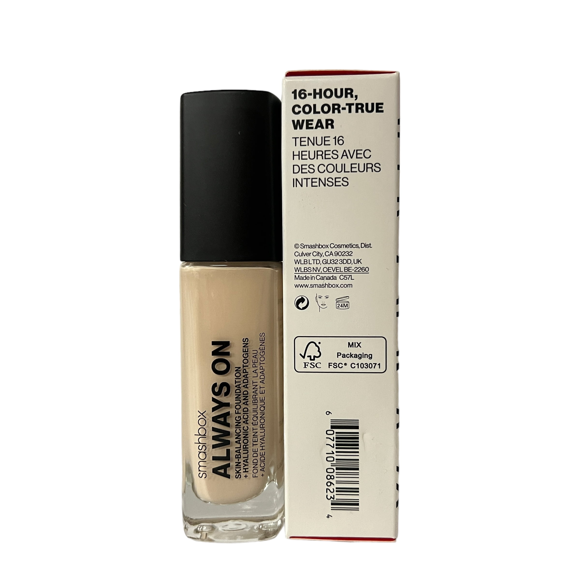 Smashbox Always On Skin Balancing Foundation + Hyaluronic Acid F10-N 1 fl oz