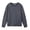 Dark Gray, variant on Womens Solid Color Crew Neck Long Sleeve Pullover Sweatshirt, Sleeve Zip Pocket and Button Cargo Pocket Fleece Pullover, Soft Ribbed Cuff Crewneck Sweatshirt Women for Fall Winter Daily Black