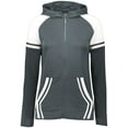 thumbnail image 5 of Holloway Sportswear XL Womens RETRO GRADE JACKET Graphite/White 229761, 5 of 5