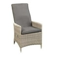 thumbnail image 1 of Suns 70 x 65 cm.  Nanno Outdoor Dining Recliner, White & Grey, 1 of 1