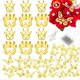 thumbnail image 2 of 148 Piezas Accesorios para Ramo de Flores Nupciales - 36 Mariposas Doradas 12 Coronas Ramilletes de Ramo 100 Alfileres de Diamantes, 2 of 5