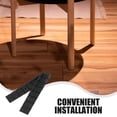 thumbnail image 3 of BESTYASH 20Ud Cuñas Niveladoras Plásticas Negras Para Ajustar Y Fijar Muebles Y Estanterías En El Hogar, 3 of 6