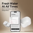 thumbnail image 2 of Petlibro Dockstream Cat Water Fountain, 2.5L/84oz Automatic Water Dispenser with 2.4G Wi-Fi App Control & Stainless Steel Tray for Indoor Cats, 2 of 6