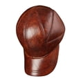 thumbnail image 3 of Chapeau en Cuir de Vache pour Hommes Nouveau Style Chapeau en Cuir de Vache Hommes Casquette de Baseball Décontractée Extérieure Ajustable, Design Unique, 3 of 6