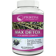 Pristine Foods Max Detox Colon Cleanse Pills, 60 Capsules