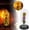 A, variant on SHURUIMA Cloche Dome Halloween LED Night Light, Shatter Resistant Plastic Mini Skeleton Skull Hand Table Lamp, 8.3 X 3.5 Inch Spooky Indoor Mantel Decor, 1 Piece