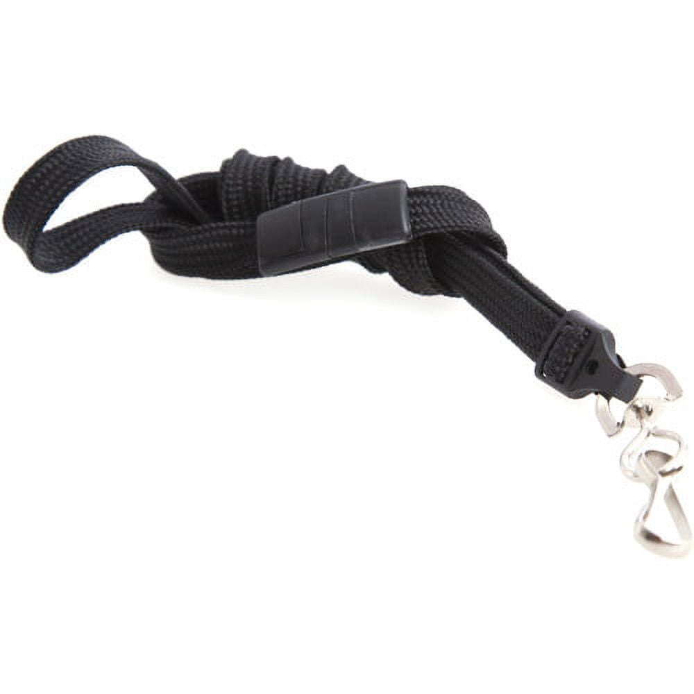 SICURIX Plastic Hook Breakaway Lanyard 12 / Pack - 36" Length - Black - Nylon, Plastic, Steel