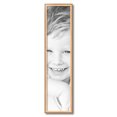 thumbnail image 2 of ArtToFrames 8" x 34" Gold And Stained Brown Picture Frame, 8x34 inch Gold Wood Poster Frame (WOM-4766), 2 of 8