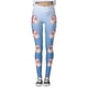 thumbnail image 4 of WILLBEST Leggings de Yoga de Cintura Alta para Mujer, Suaves, Elásticos, con Estampado Navideño, con Bloques de Color, Cómodos para Fitness Y Correr (2804) Chica, 4 of 4
