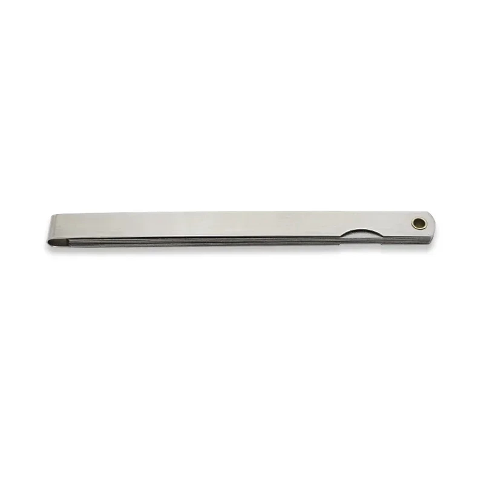 Portable 150 Mm Length 17 Blades Feeler Gauge Metric Feeler Gauge 0.02-1.00 Mm Measurement Tool ,Easy Identification
