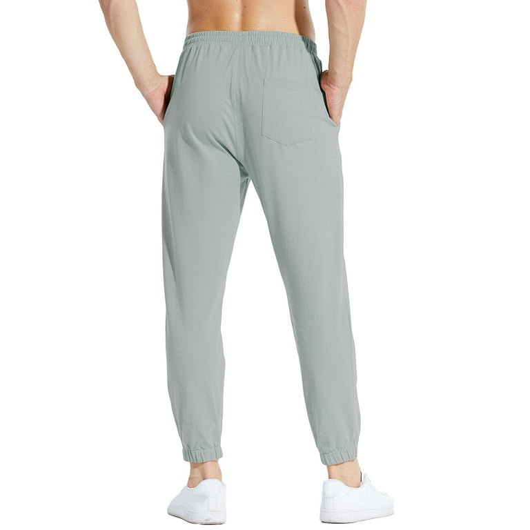 Baleaf Men's 27 Cotton Lounge Casual Pants Lightweight Joggers