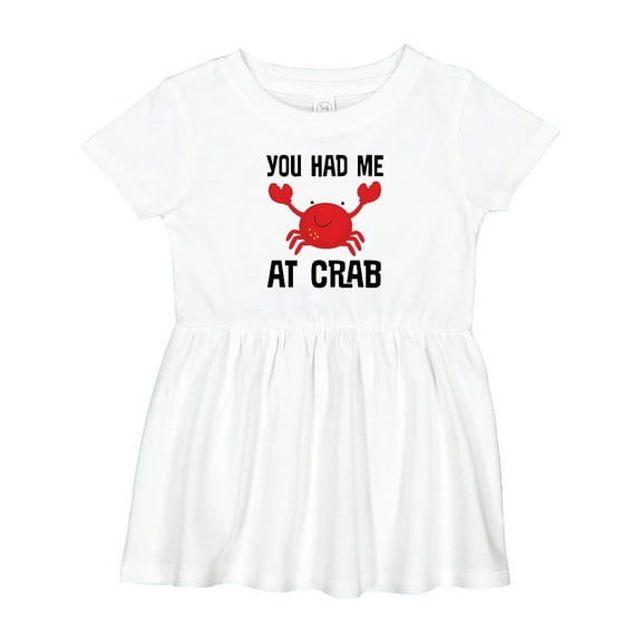 Inktastic Funny Crab Girls Baby Dress