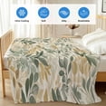 thumbnail image 4 of Sage Green Yellow Botanical Cooling Blanket, Lightweight Breathable Summer Throw Blanket with Double Sided Cold Effect,Spring Summer Vintage Picnic Beach Blankets Bed Sheet for Hot Sleepers 40"x60", 4 of 8
