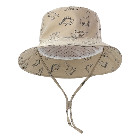 BOBOGOJP Baby Sun Hat UPF 50 Sun Protective Toddler Bucket Hat Summer Kids Beach Hats Wide Brim Outdoor Play Hat for Boys Girls