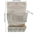 thumbnail image 3 of Cloth Hanging Bag Student Dormitory Wall Shelf Bathroom Purpose Storage Bag Polyester Sorting and Storage Artifact, 3 of 5