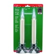thumbnail image 3 of Xodus Innovations Battery Operated LED Window Candle, Dusk to Dawn Light Sensor, Aged Bronze Base, Amber Flicker Flame 4 Pack, 3 of 5