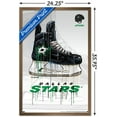 thumbnail image 3 of NHL Dallas Stars - Drip Skate 21 Wall Poster, 22.375" x 34", Framed, 3 of 3