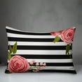thumbnail image 2 of Creative Products Floral Mod Stripes 14x20 Indoor / Outdoor Pillow, 2 of 2