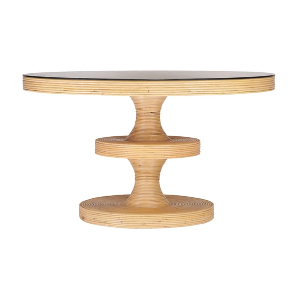 Apollonia Natural Rattan Round Dining Table